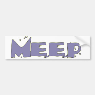 Autocollant De Voiture MEEP ! Adhésif pour pare-chocs