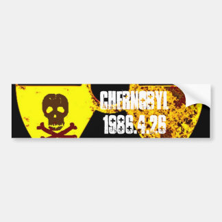 Autocollant De Voiture Mémorial anti-nucléaire de Tchernobyl