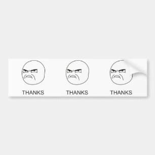 Autocollant De Voiture Merci Meme - adhésif pour pare-chocs