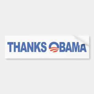 Autocollant De Voiture Merci Obama