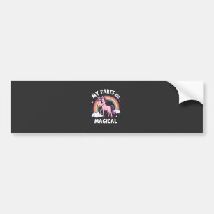 Autocollant De Voiture Mes Farts sont Magique Funny Unicorn Arc-en-ciel