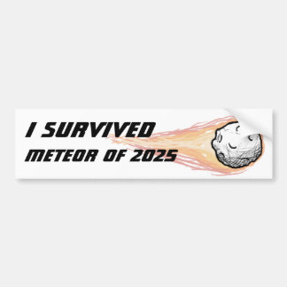 Autocollant De Voiture Meteor 2025 bumper sticker