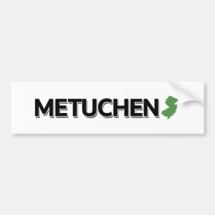 Autocollant De Voiture Metuchen, New Jersey