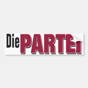 Autocollant De Voiture Meurent le logo de Partei