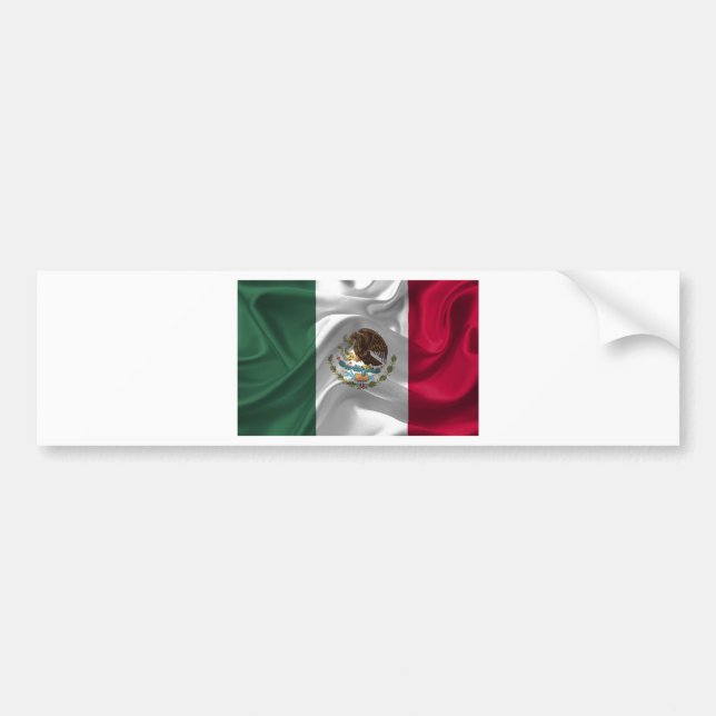 Autocollant De Voiture Mexique-Drapeau (Devant)