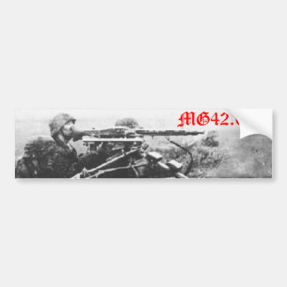 AUTOCOLLANT DE VOITURE MG42.US