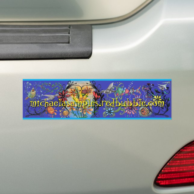 Autocollant De Voiture michaélasamples.redbubble Bumper Sticker (En voiture)
