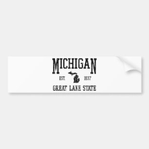 Autocollant De Voiture Michigan