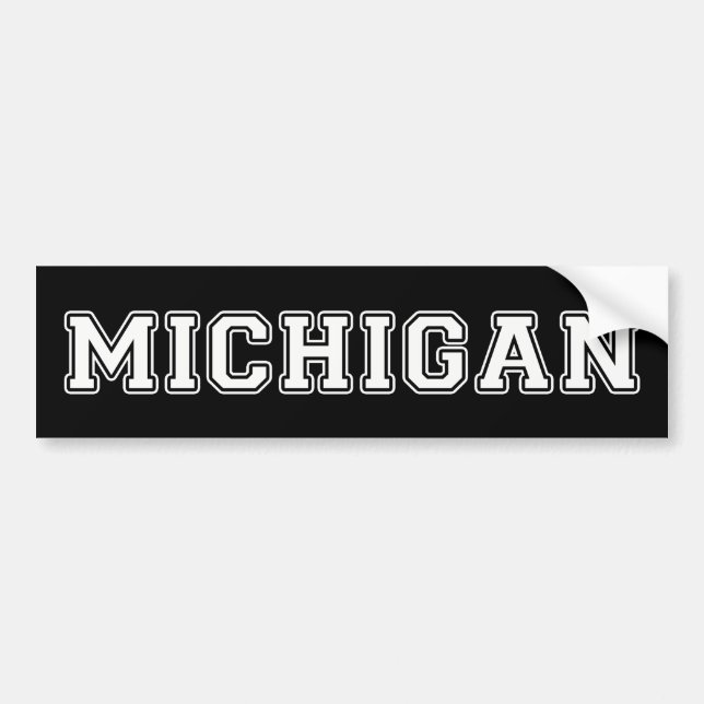 Autocollant De Voiture Michigan (Devant)