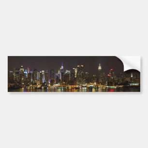 Autocollant De Voiture Midtown Manhattan vu par Weehawken NJ