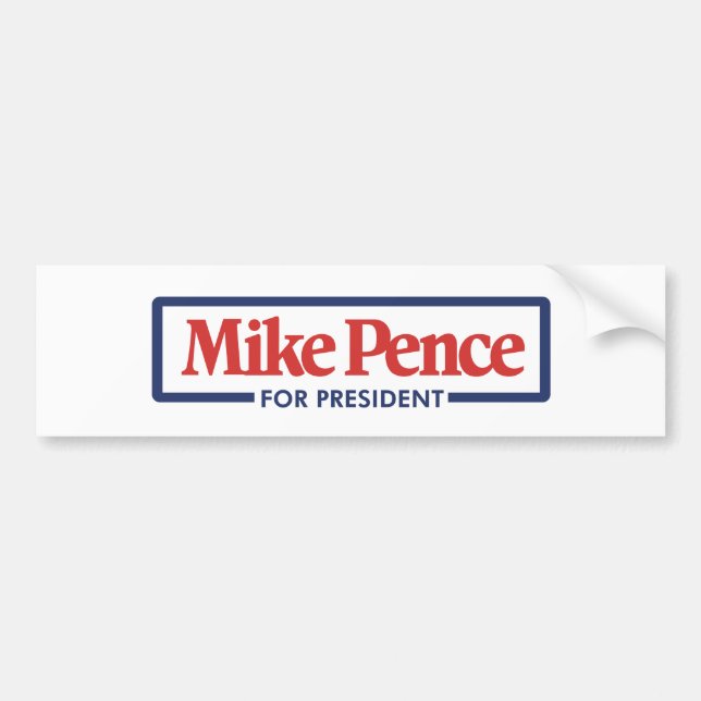 Autocollant De Voiture Mike Pence pour le président 2024 (Devant)