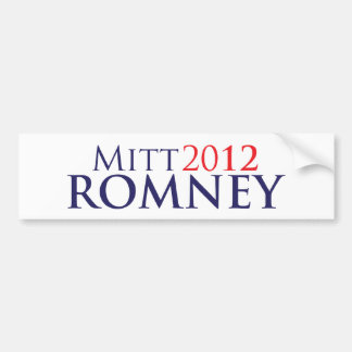 Autocollant De Voiture Mitt Romney 2012