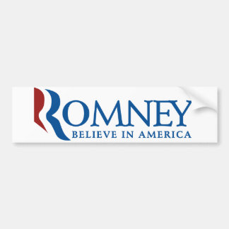 Autocollant De Voiture Mitt Romney 2012