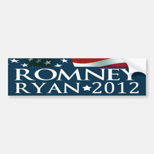 Autocollant De Voiture Mitt Romney Paul Ryan Election 2012