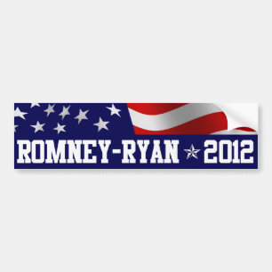 Autocollant De Voiture Mitt Romney Paul Ryan en 2012