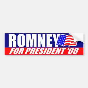 Autocollant De Voiture Mitt Romney pour le président adhésif pour