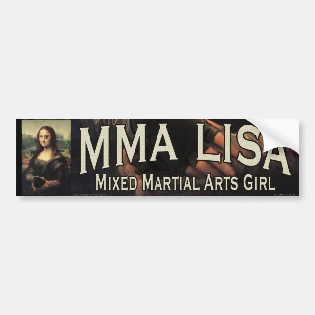 Autocollant De Voiture MIXED MARTIAL ART Lisa (Devant)