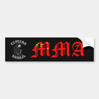 Autocollant De Voiture MIXED MARTIAL ART sinistre Chine Bumpersticker