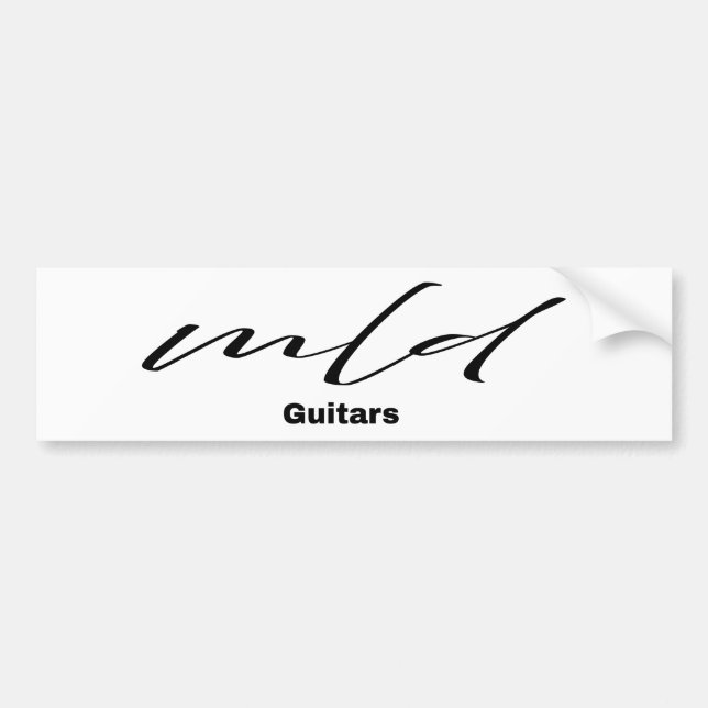 Autocollant De Voiture MLD Guitars Bumper Sticker (Devant)