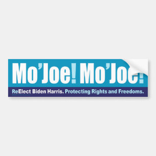Autocollant De Voiture Mo Joe ! ; Mo Joe ! - ReElect Biden-Harris