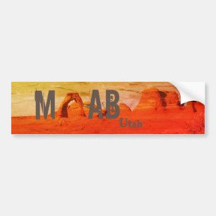 Autocollant De Voiture Moab Utah arque le parc national