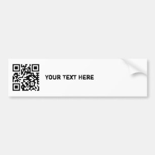 Autocollant De Voiture Modèle d'adhésif pour pare-chocs de code de QR