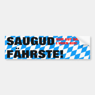 Autocollant De Voiture Modern Blue White Fresh Bavaria Pattern