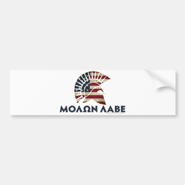 Autocollant De Voiture Molon Labe ! (Devant)