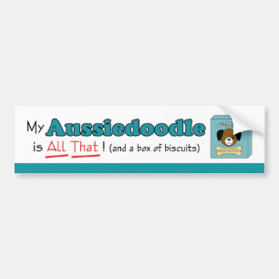 Autocollant De Voiture Mon Aussiedoodle est tout cela !