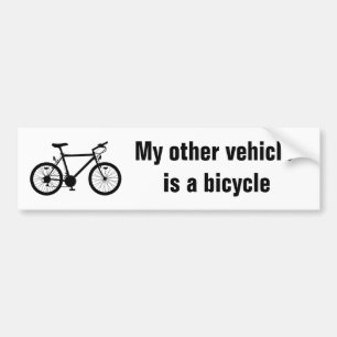 Autocollant De Voiture Mon autre adhésif pour pare-chocs de bicyclette de