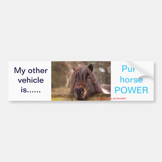 Autocollant De Voiture Mon autre véhicule— (Devant)