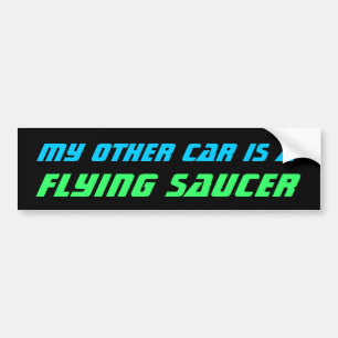 Autocollant De Voiture MON AUTRE VOITURE - VOIE Bumper de SAUCER autocoll