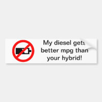 Mon diesel obtient un meilleur MPG que votre