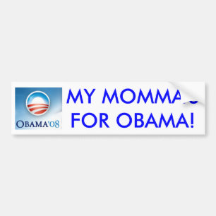 Autocollant De Voiture Mon Momma pour Obama