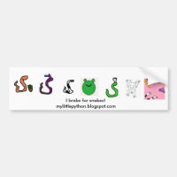 Mon petit adhésif pour pare-chocs de python