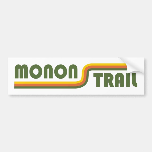 Autocollant De Voiture Monon Trail Indiana (Devant)