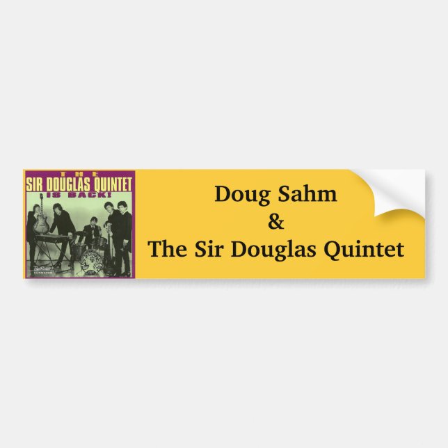 Autocollant De Voiture Monsieur Douglas Quintet (Devant)
