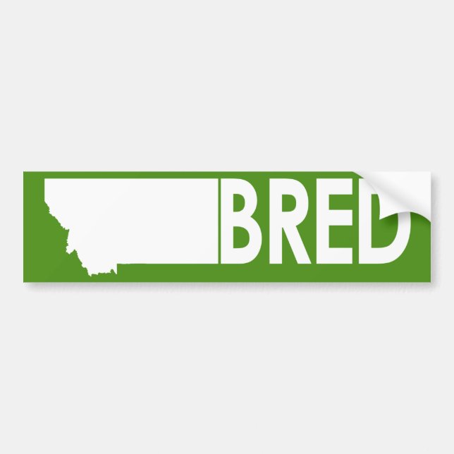 Autocollant De Voiture Montana Bred (Devant)