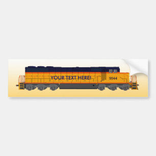 Autocollant De Voiture Moteur de train : Modèle de couleurs classique :