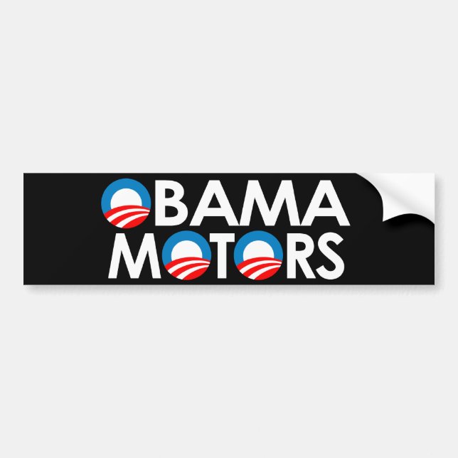 Autocollant De Voiture Moteurs d'Obama (Devant)
