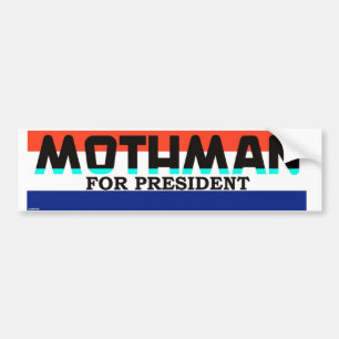 Autocollant De Voiture Mothman pour le président