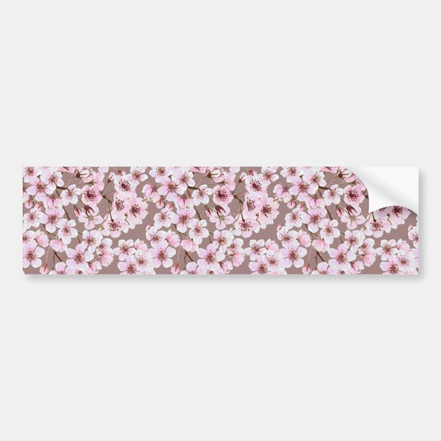 Autocollant De Voiture Motif de fleurs de cerisiers (Devant)