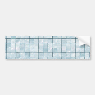 Autocollant De Voiture Motif en pastel varié de tuile d'Aqua