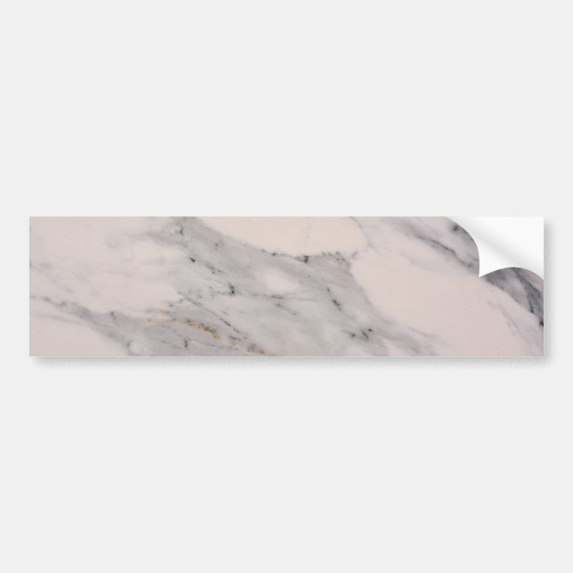 Autocollant De Voiture Motif moderne en marbre noir gris rose (Devant)