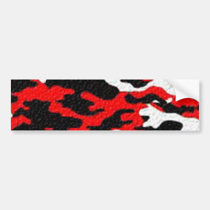Autocollant De Voiture Motifs camouflage rouge