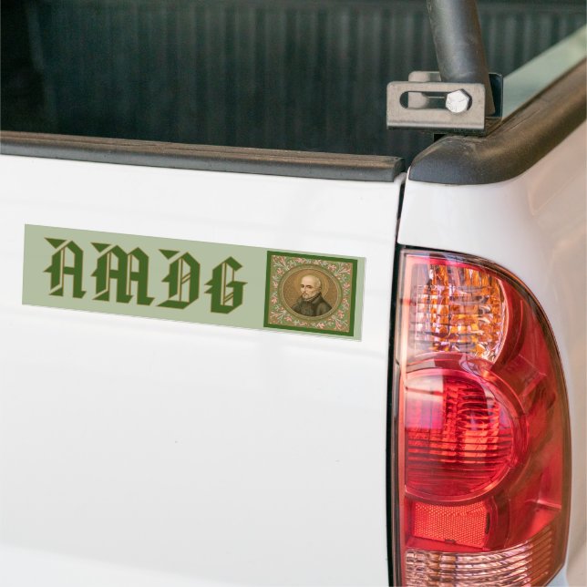 Autocollant De Voiture Moto jésuite de St Ignace (BK 50 ; Latin Abbrev.) (Sur camion)