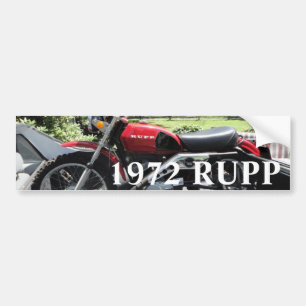 Autocollant De Voiture Moto Rupp 1972