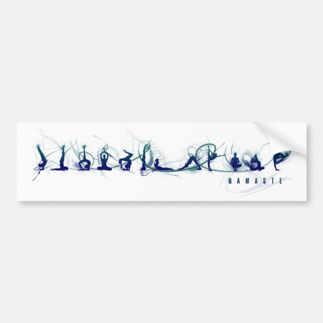 Autocollant De Voiture Mouvement de yoga (Devant)