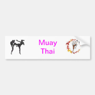Autocollant De Voiture Muay Thai
