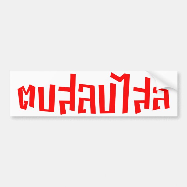 Autocollant De Voiture Muay Thai ♥ Dop Salop Salai décollé (Devant)